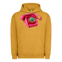Pigment Peanut Butter pink telephone Urban Hoodie - AdoDesignShop