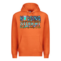 Carrot Nursing Student No Sleep No Money No Life Premium Hoodie - CowhideDigitalArt