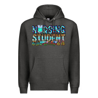Charcoal Heather Nursing Student No Sleep No Money No Life Premium Hoodie - CowhideDigitalArt