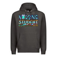 Smoke Nursing Student No Sleep No Money No Life Premium Hoodie - CowhideDigitalArt