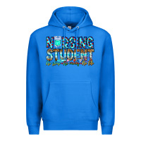 True Royal Nursing Student No Sleep No Money No Life Premium Hoodie - CowhideDigitalArt