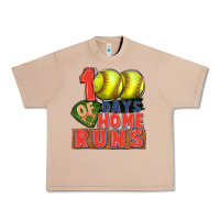 Burro 100 days of home runs softball Urban Heavy Tee - CowGirlArtShop