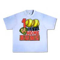 Grape Ice 100 days of home runs softball Urban Heavy Tee - CowGirlArtShop