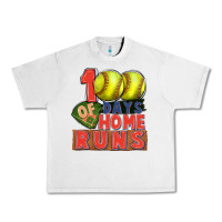 Lunar Rock 100 days of home runs softball Urban Heavy Tee - CowGirlArtShop