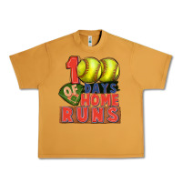 Peanut Butter 100 days of home runs softball Urban Heavy Tee - CowGirlArtShop