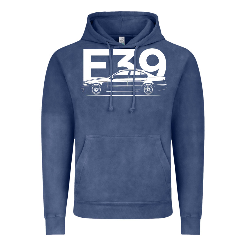 E39 5 Series  Car Silhouette Vintage Hoodie by longCreatives | Teevron