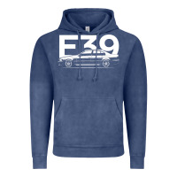 Vintage Denim E39 5 Series  Car Silhouette Vintage Hoodie - longCreatives
