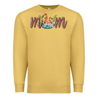 Antique Gold mom flamingo Premium Sweatshirt - BarkalooDesign