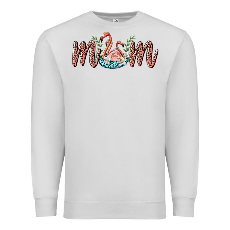 Mom Flamingo Premium Sweatshirt by BarkalooDesign | Teevron