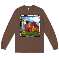 Chestnut rustic western barn olivia Long Sleeve Tee - OliviaCreatesArt