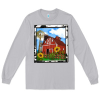 Moon Dust rustic western barn olivia Long Sleeve Tee - OliviaCreatesArt