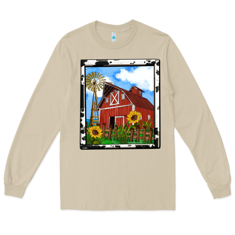 Rustic Western Barn Olivia Long Sleeve Tee by OliviaCreatesArt | Teevron