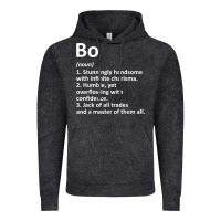 Vintage Black BO Definition Personalized Name Funny Birthday Gift Idea Vintage Hoodie - longCreatives