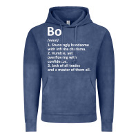 Vintage Denim BO Definition Personalized Name Funny Birthday Gift Idea Vintage Hoodie - longCreatives