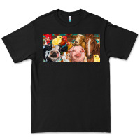 Black Farm animals with aztec Premium Tee - RanaPortraitStore