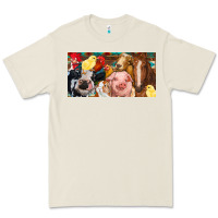 Bone Farm animals with aztec Premium Tee - RanaPortraitStore