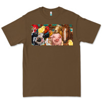 Cacao Farm animals with aztec Premium Tee - RanaPortraitStore