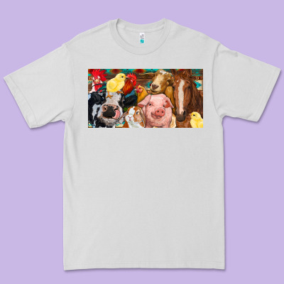 Farm Animals With Aztec Premium Tee Designed By Ranaportraitstore
