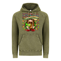 Vintage Olive Fiesta gnome with tacos Mexico Vintage Hoodie - HowdyJamesFarm