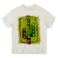 Cream Cactus Leopard Frame Heavy Core Tee - Bettercallsaul