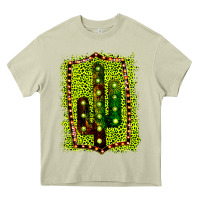 Mossy Cactus Leopard Frame Heavy Core Tee - Bettercallsaul