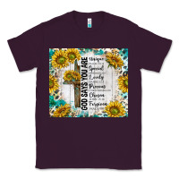 Plum god says you are with sunflower Classic Tee - TumblerDesignByShophia