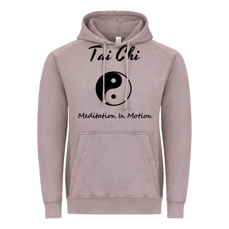 Tai Chi T, Meditation In Motion, Martial Arts Gift Vintage Hoodie by longCreatives | Teevron