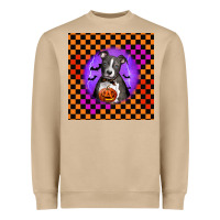 Mushroom Halloween American Pitbull Terrier Heavyweight Sweatshirt - LillyAllenDesigns