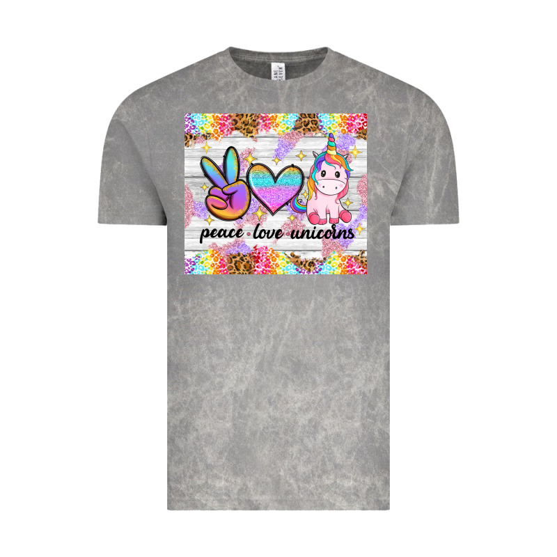 Peace Loeve Unicorns Vintage Tee by CowGirlArtShop | Teevron