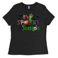 Black It's Spooky Season Ladies Tee - texasbilliewilder