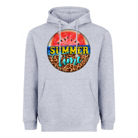 Heather Grey summer time watermelon Heavyweight Hoodie - BarkalooDesign