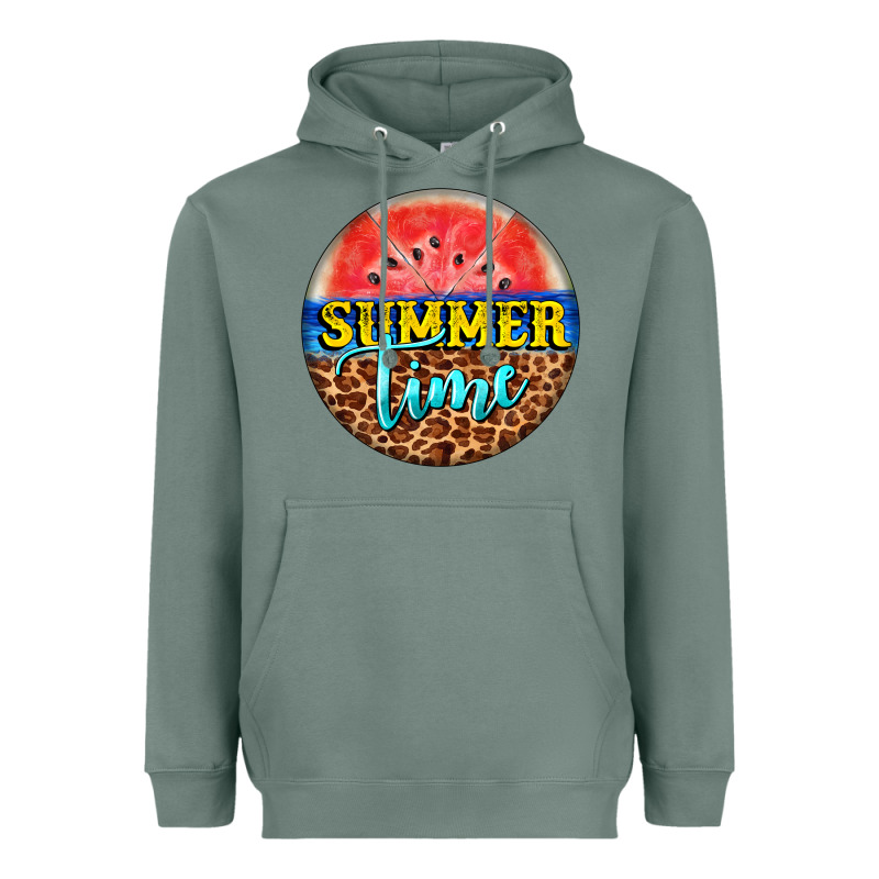 Summer Time Watermelon Heavyweight Hoodie by BarkalooDesign | Teevron
