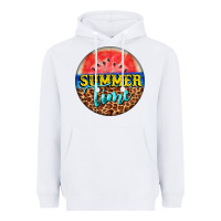 White summer time watermelon Heavyweight Hoodie - BarkalooDesign
