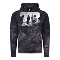 Cloud Black TB Tampa Bay City Skyline of Tampa Bay, Florida Vintage Hoodie - longCreatives