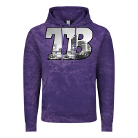 Cloud Purple TB Tampa Bay City Skyline of Tampa Bay, Florida Vintage Hoodie - longCreatives