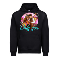 Black only you and couple with keys Urban Hoodie - AdoDesignShop