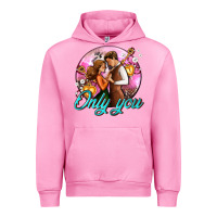 Fuchsia Pink only you and couple with keys Urban Hoodie - AdoDesignShop