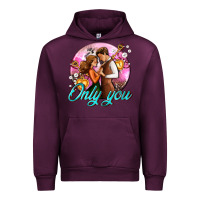 Mauve Wine only you and couple with keys Urban Hoodie - AdoDesignShop