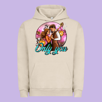 Only You And Couple With Keys Urban Hoodie Designed By Adodesignshop