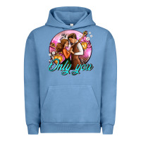 Pigment Pebble Blue only you and couple with keys Urban Hoodie - AdoDesignShop