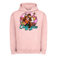 Pigment Salmon only you and couple with keys Urban Hoodie - AdoDesignShop
