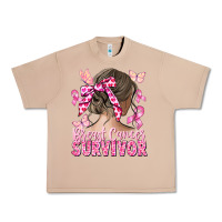 Burro breast cancer survivor messy bun Urban Heavy Tee - CowGirlArtShop