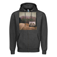 Charcoal Heather Twin Peaks City Limits Welcome Sign Vintage Zipper Hoodie - longCreatives