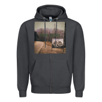 Smoke Twin Peaks City Limits Welcome Sign Vintage Zipper Hoodie - longCreatives