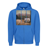 True Royal Twin Peaks City Limits Welcome Sign Vintage Zipper Hoodie - longCreatives
