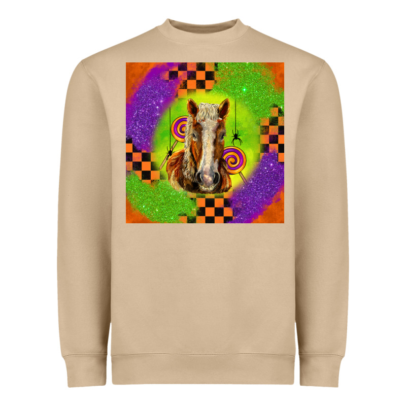 Halloween Belgian Horse Heavyweight Sweatshirt by LillyAllenDesigns | Teevron