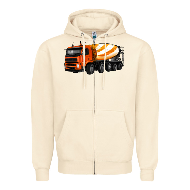 Cement Truck Zipper Hoodie by Artiststas | Teevron