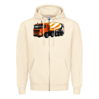 Sandshell cement truck Zipper Hoodie - Artiststas