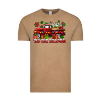 Vintage Coffee tis the season christmas truck Vintage Tee - CowGirlArtShop