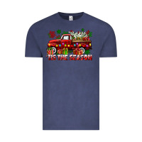 Vintage Denim tis the season christmas truck Vintage Tee - CowGirlArtShop
